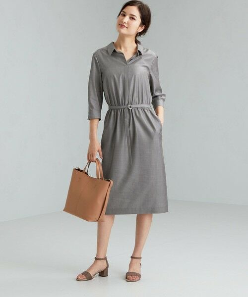 セール Cb シャンブレー ツイル Std シャツ ワンピース ミニ丈 ひざ丈ワンピース Green Label Relaxing グリーンレーベル リラクシング ファッション通販 タカシマヤファッションスクエア