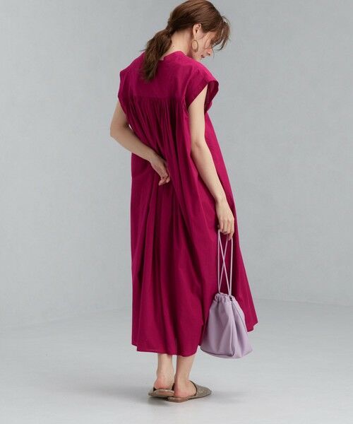 セール Cfc ピンタック ノースリーブ ワンピース ロング マキシ丈ワンピース Green Label Relaxing グリーンレーベル リラクシング ファッション通販 タカシマヤファッションスクエア