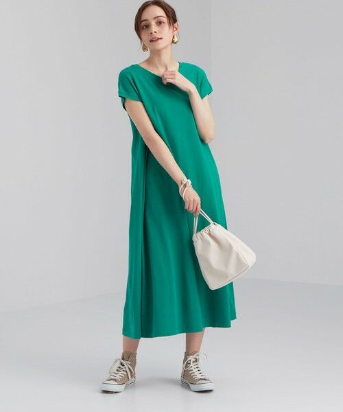 セール Cfc フレア Tシャツ ワンピース ロング マキシ丈ワンピース Green Label Relaxing グリーンレーベル リラクシング ファッション通販 タカシマヤファッションスクエア