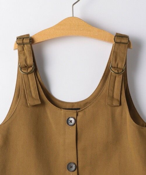 セール キッズ ツイル フロントボタン ジャンパースカート ロング マキシ丈ワンピース Green Label Relaxing グリーンレーベル リラクシング ファッション通販 タカシマヤファッションスクエア