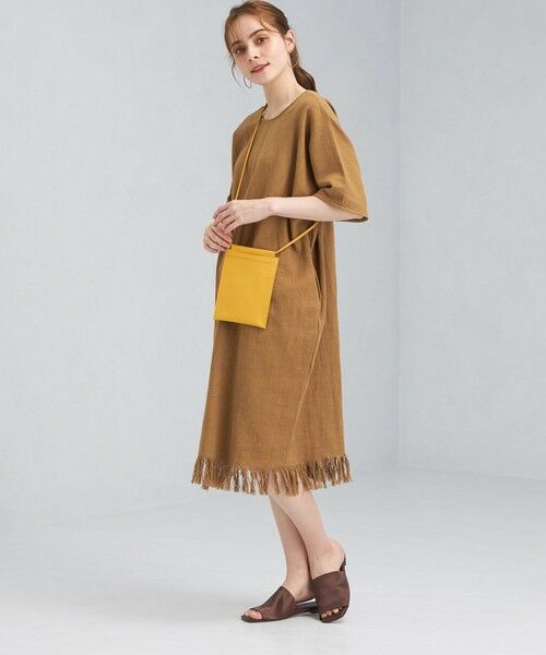 セール エムワイエー Sc Mya フリンジ カフタン ワンピース ロング マキシ丈ワンピース Green Label Relaxing グリーンレーベル リラクシング ファッション通販 タカシマヤファッションスクエア