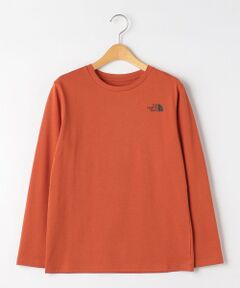 ◆＜THE NORTH FACE（ザノースフェイス）＞TJ  ロングスリーブ スクエアロゴ 130cm-150cm