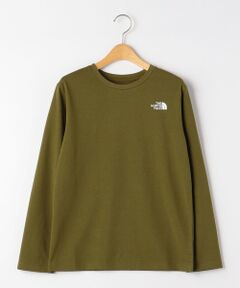 ◆＜THE NORTH FACE（ザノースフェイス）＞TJ  ロングスリーブ スクエアロゴ 130cm-150cm