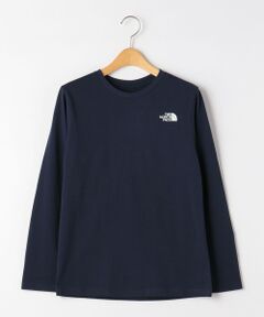 ◆＜THE NORTH FACE（ザノースフェイス）＞TJ  ロングスリーブ スクエアロゴ 130cm-150cm