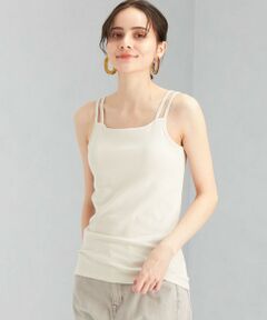 green label relaxing / グリーンレーベル リラクシング キャミソール・チューブトップ | ダブルストラップ キャミソール カップ付き