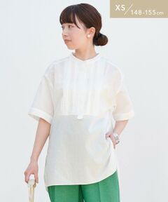 【WEB限定】［ XS /H148-155cm］クラフト 5分袖 ブラウス