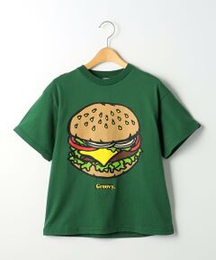 ＜GROOVY COLORS(グルービーカラーズ)＞TJ GROOVY ハンバーガー Tシャツ 130cm-140cm★