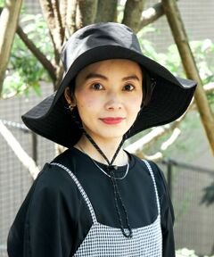 【矢野未希子さん着用】【別注】＜ NEW ERA ＞ワイドブリム ハット - 撥水 -