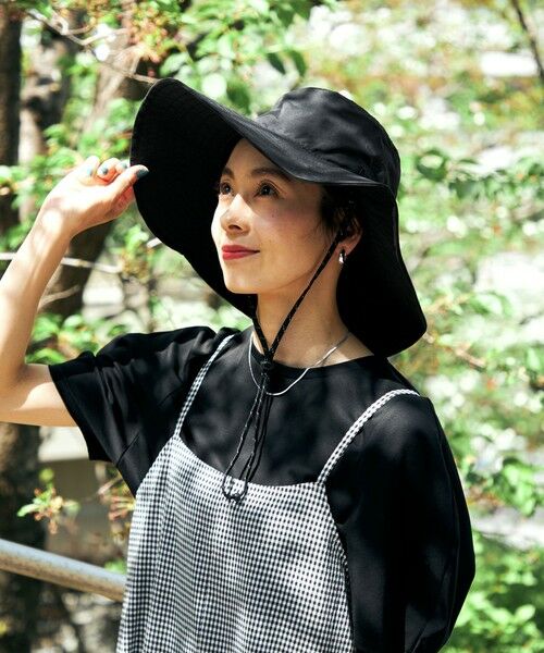 【矢野未希子さん着用】【別注】＜ NEW ERA ＞ワイドブリム ハット - 撥水 -