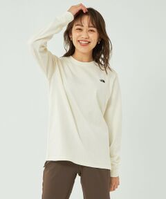 【WEB限定】＜ THE NORTH FACE ＞ ロングスリーブ ロゴ Tシャツ