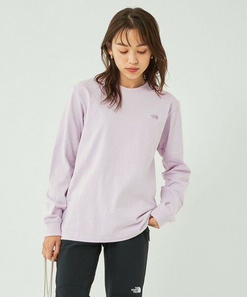 【WEB限定】＜ THE NORTH FACE ＞ ロングスリーブ ロゴ Tシャツ