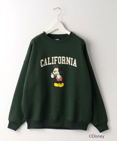 【WEBオリジナル】＜GLR or＞DISNEY ミッキーマウス / カレッジ プリント スウェット