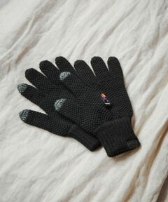 green label relaxing / グリーンレーベル リラクシング 手袋 | 【別注】＜INFIELDER DESIGN×GLR＞ベアー ニットグローブ -タッチスクリーン-