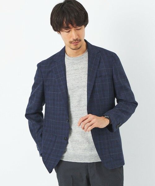 セール】 ＜Loro Piana＞ホップサック チェック柄 2B ジャケット