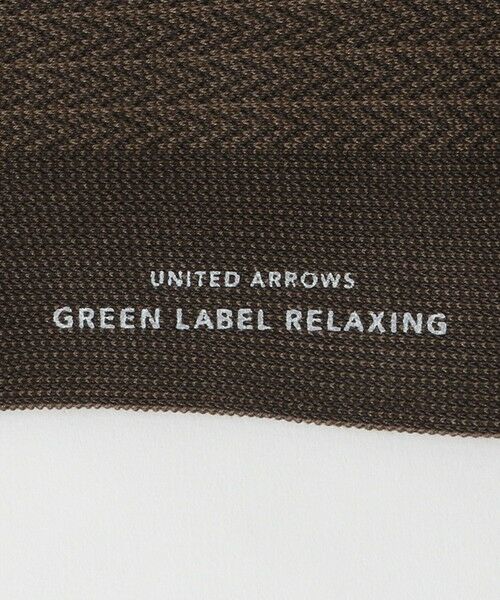 green label relaxing / グリーンレーベル リラクシング ソックス | シルケット へリンボン柄 ソックス | 詳細2