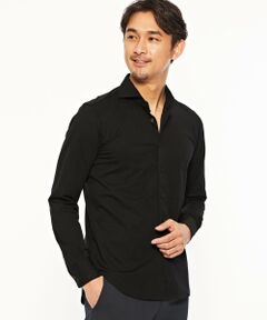 【WEB限定】JUSTFIT シルケット カット 長袖 シャツ -抗菌-