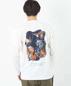 【WEB限定】＜Snow Peak＞ボタニカル ロングスリーブ Tシャツ ロンT