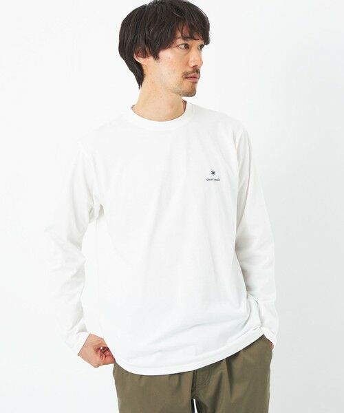 green label relaxing / グリーンレーベル リラクシング カットソー | 【WEB限定】＜Snow Peak＞ボタニカル ロングスリーブ Tシャツ ロンT | 詳細4