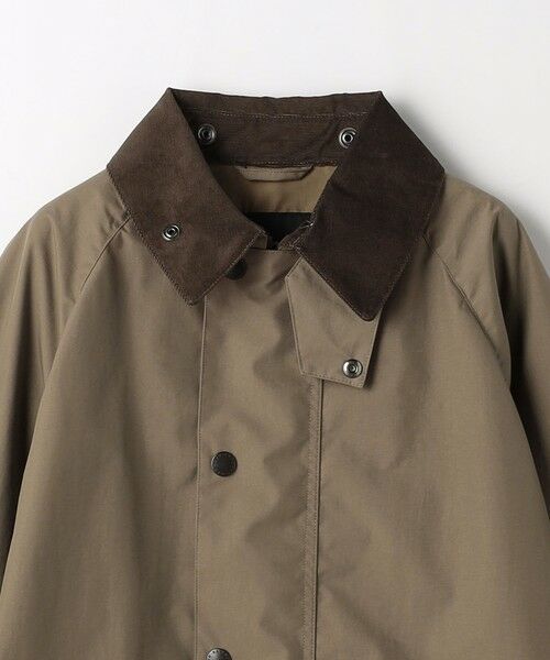 Barbour＞エクスモア 3/4 Aライン コート （ダッフルコート）｜green