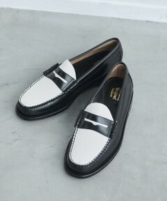 green label relaxing / グリーンレーベル リラクシング フラットシューズ | 【WEB限定】＜G.H.BASS＞ LARSON BLACK&WHITE ローファー