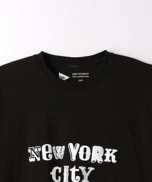 green label relaxing / グリーンレーベル リラクシング Tシャツ | ＜FUNG＞NEW YORK CITY プリント Tシャツ | 詳細7
