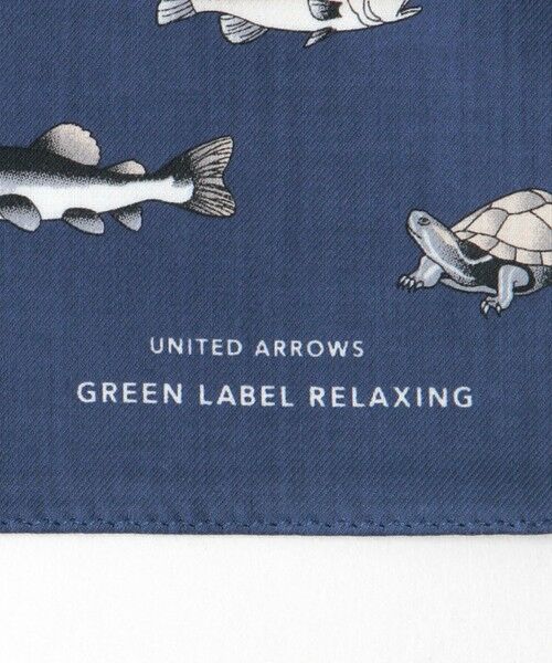 green label relaxing / グリーンレーベル リラクシング ハンカチ | GLR シーアイランド フィッシュ ハンカチ | 詳細5