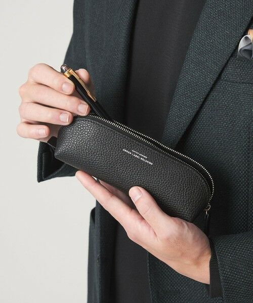 green label relaxing / グリーンレーベル リラクシング ステーショナリー | シボ レザーライク ペンケース | 詳細1