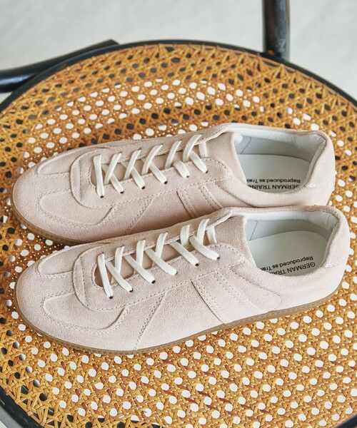 green label relaxing/グリーンレーベル リラクシング 【別注】<GERMAN TRAINeR>GLR ジャーマントレーナー スエード スニーカー LT. PINK 27-27.5cm(43) green label relaxing/グリーンレーベル リラクシング 【別注】<GERMAN TRAINeR>GLR ジャーマントレーナー スエード スニーカー LT. PINK 27-27.5cm(43)