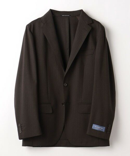 New Zealand Wool ヘリンボーン 2B RG スーツジャケット -ストレッチ-