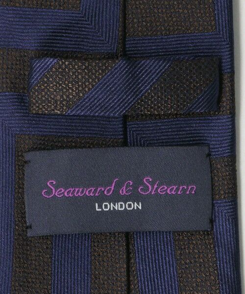 Seaward & Stearn＞8.0cm ジオメトリック3 ネクタイ （ネクタイ