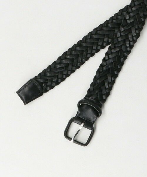 green label relaxing / グリーンレーベル リラクシング ベルト・サスペンダー | ANNONAY BOX CALF 30mm メッシュ ベルト | 詳細5