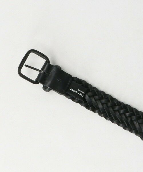 green label relaxing / グリーンレーベル リラクシング ベルト・サスペンダー | ANNONAY BOX CALF 30mm メッシュ ベルト | 詳細6