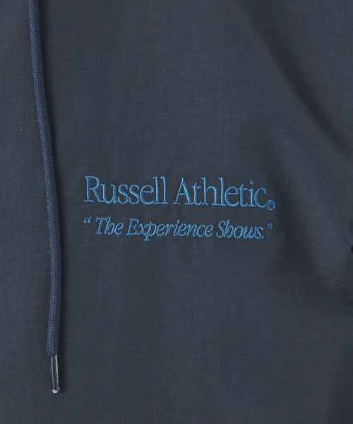 セール】 【別注】＜RUSSELL ATHLETIC×GLR＞ ナイロン フーディ