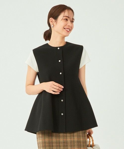 green label relaxing / グリーンレーベル リラクシング ベスト | ソフト ペプラム 2WAY ジレ プルオーバー -ウォッシャブル- | 詳細19