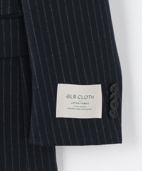 セール】 GLR CLOTH チョークストライプ 2B HC/RV スーツジャケット