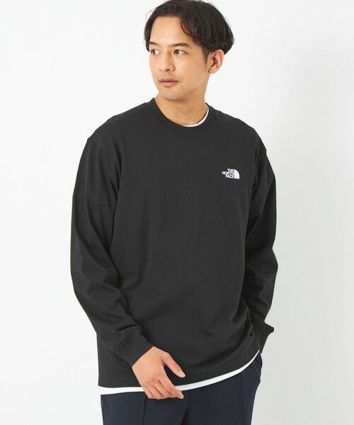 THE NORTH FACE＞ロングスリーブバックスクエアロゴティー Tシャツ