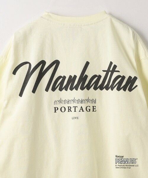 【WEB限定】＜Manhattan Portage＞ピーナッツ ロングスリーブ Tシャツ