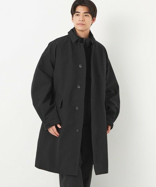 THE NORTH FACE ステンカラーコート BLACK サイズXL肩幅46cm