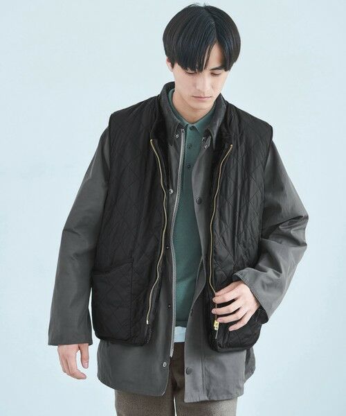 別注】＜Barbour＞GLR リバーシブル ファー キルト ベスト （ベスト