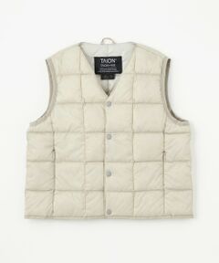 green label relaxing / グリーンレーベル リラクシング ダウンジャケット・ベスト | ＜TAION＞Vネック ボタン ベスト 110cm-140cm