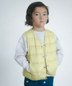 green label relaxing / グリーンレーベル リラクシング ダウンジャケット・ベスト | ＜TAION＞Vネック ボタン ベスト 110cm-140cm