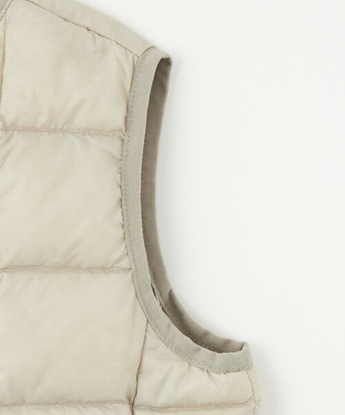green label relaxing / グリーンレーベル リラクシング ダウンジャケット・ベスト | ＜TAION＞Vネック ボタン ベスト 110cm-140cm | 詳細8