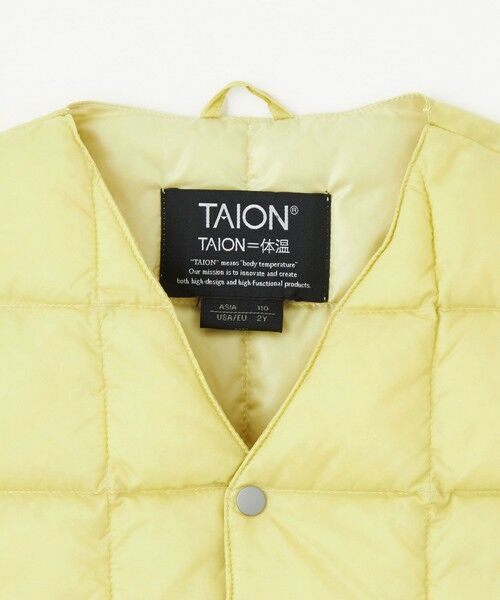 green label relaxing / グリーンレーベル リラクシング ダウンジャケット・ベスト | ＜TAION＞Vネック ボタン ベスト 110cm-140cm | 詳細20