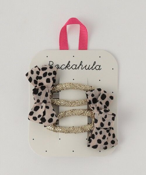 Rockahula Kids＞ LeoTwisty Bow Clips ヘアクリップ （ヘアゴム