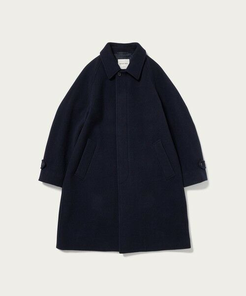 SENTDALE WOOL ステンカラーコート （ステンカラーコート）｜green