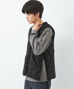 green label relaxing / グリーンレーベル リラクシング ダウンジャケット・ベスト | ＜TAION＞ミリタリー Vネック ダブルジップ ダウンベスト