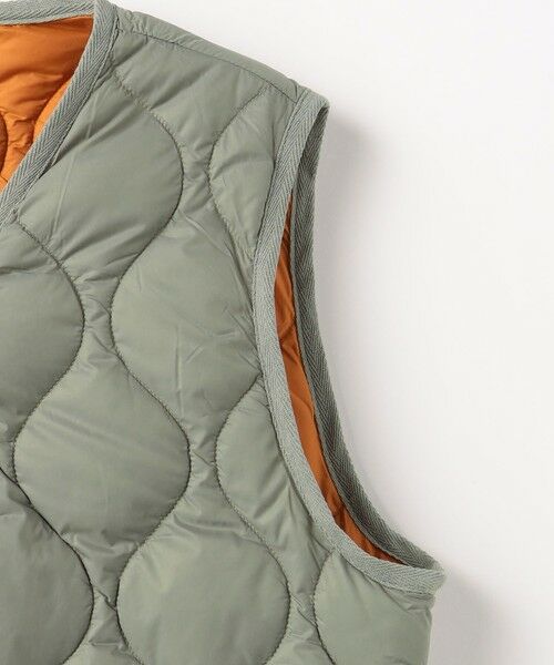 green label relaxing / グリーンレーベル リラクシング ダウンジャケット・ベスト | ＜TAION＞ミリタリー Vネック ダブルジップ ダウンベスト | 詳細12