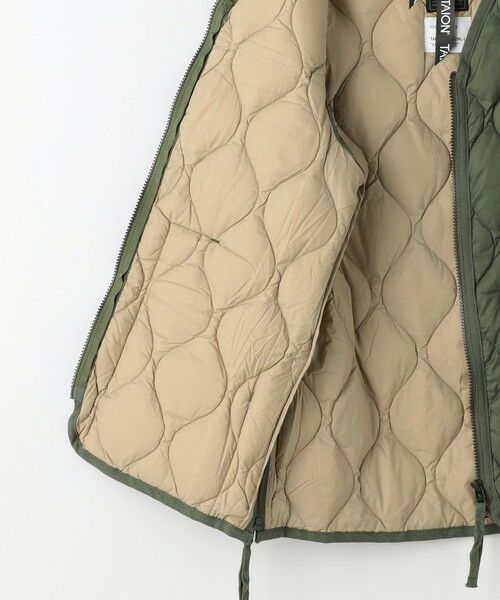 green label relaxing / グリーンレーベル リラクシング ダウンジャケット・ベスト | ＜TAION＞ミリタリー Vネック ダブルジップ ダウンベスト | 詳細19