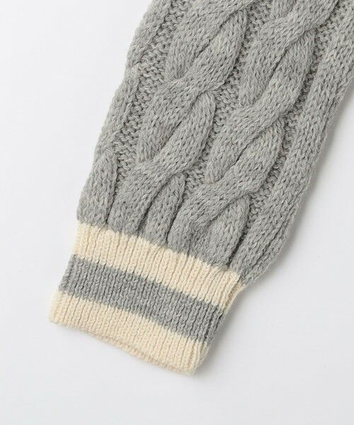 別注】＜OLDDERBY KNITWEAR＞GLR ケーブル カーディガン