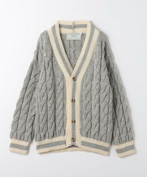 別注】＜OLDDERBY KNITWEAR＞GLR ケーブル カーディガン